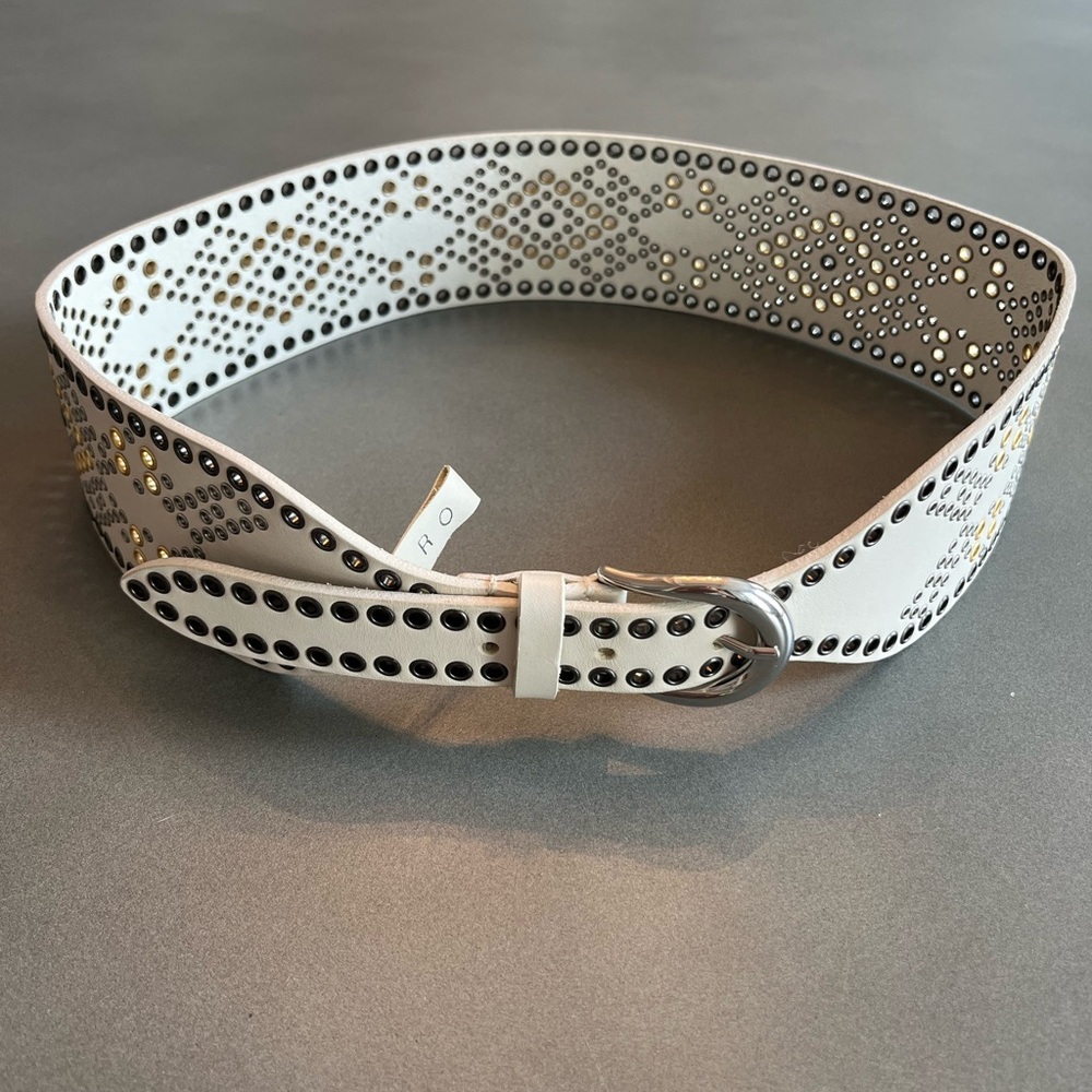 Iro Ivory Studded Women's Belt